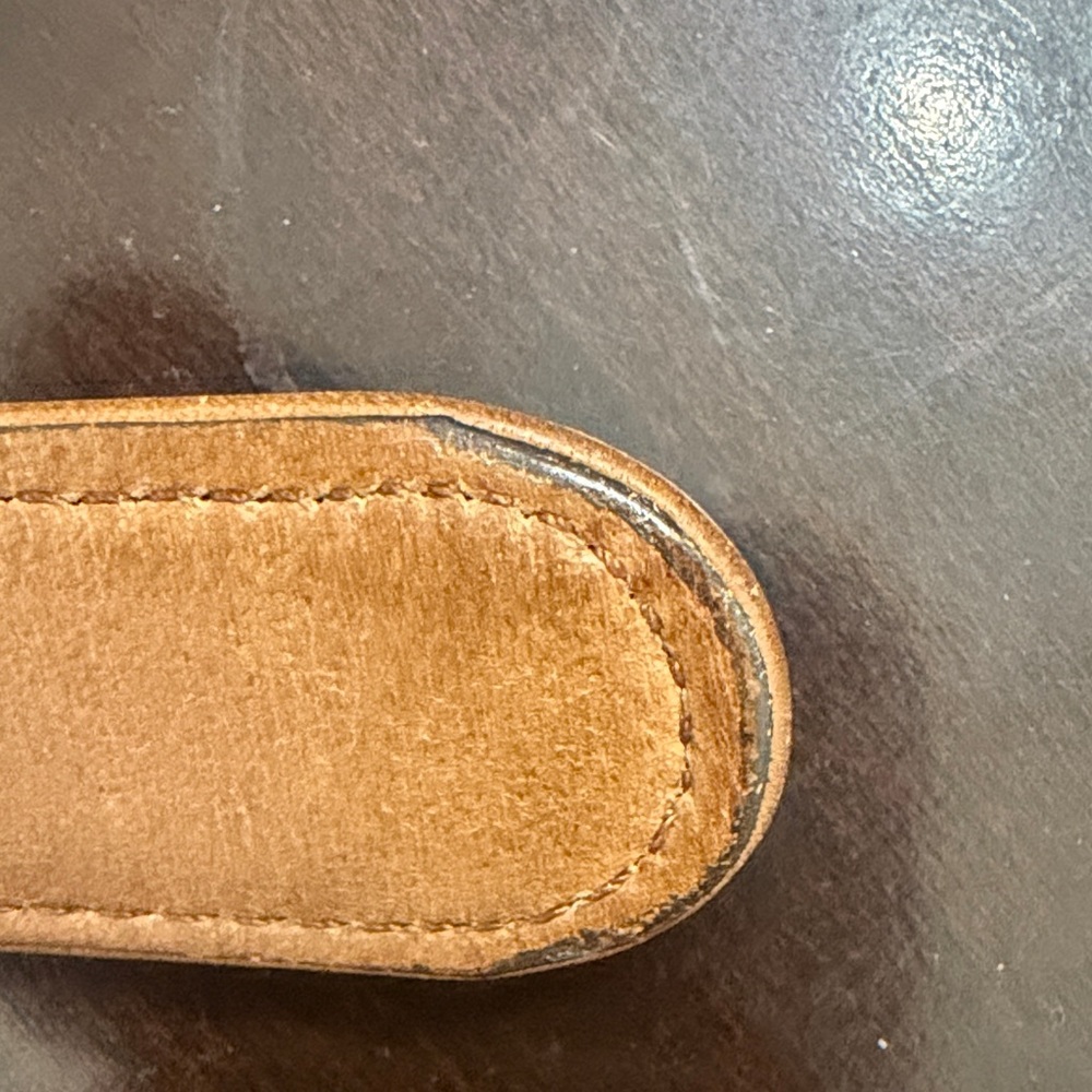 Coach Tan cowhide Leather Belt with Brass Buckle✨ - Picture 10 of 12